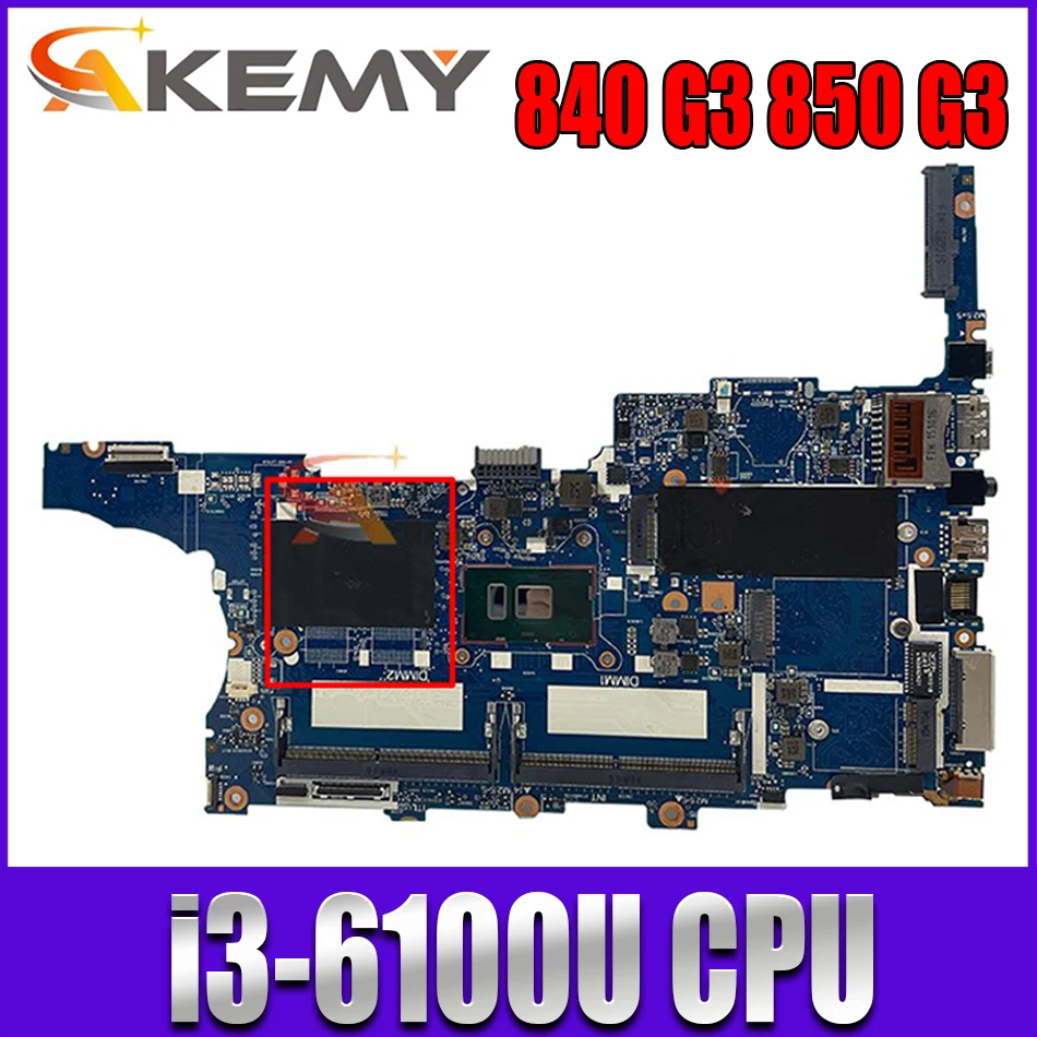 6050A2728501-MB-A01 For HP EliteBook 840 G3 850 G3 Laptop Motherboard With i3-6100U CPU DDR4 903739-601 903739-001 100% Test OK
6050A2728501-MB-A01 For HP EliteBook 840 G3 850 G3 Laptop Motherboard With i3-6100U CPU DDR4 903739-601 903739-001 100% Test OK