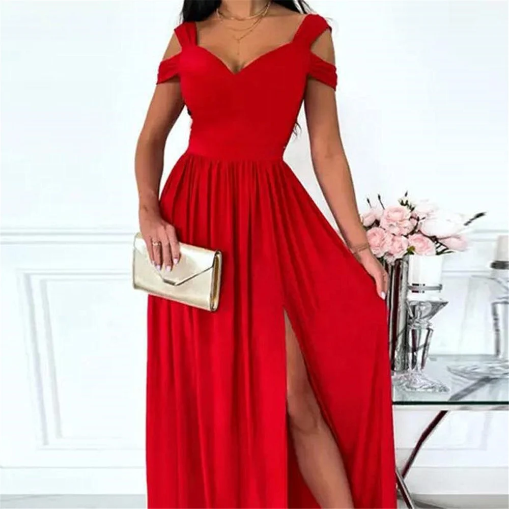 2022 Autumn Women Sexy Off Shoulder Short Sleeve Print Maxi Dress High Slit Long Dresses Asymmetric Party Dresses
2022 Autumn Women Sexy Off Shoulder Short Sleeve Print Maxi Dress High Slit Long Dresses Asymmetric Party Dresses