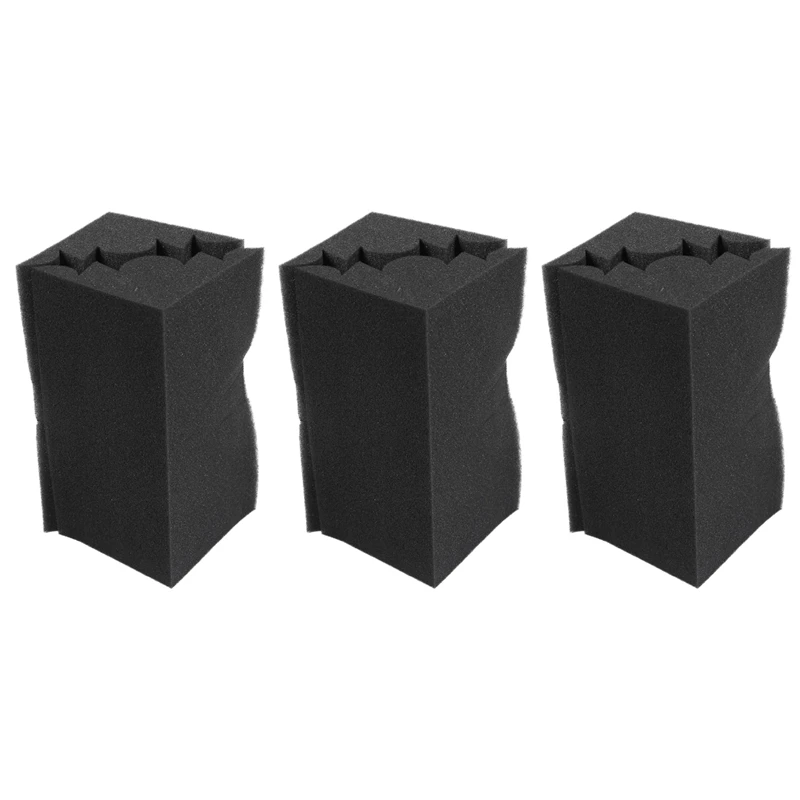 12 Pcs Corner Bass Trap Acoustic Panel Studio Sound Absorption Foam 12 X 12 X 24Cm 
12 Pcs Corner Bass Trap Acoustic Panel Studio Sound Absorption Foam 12 X 12 X 24Cm