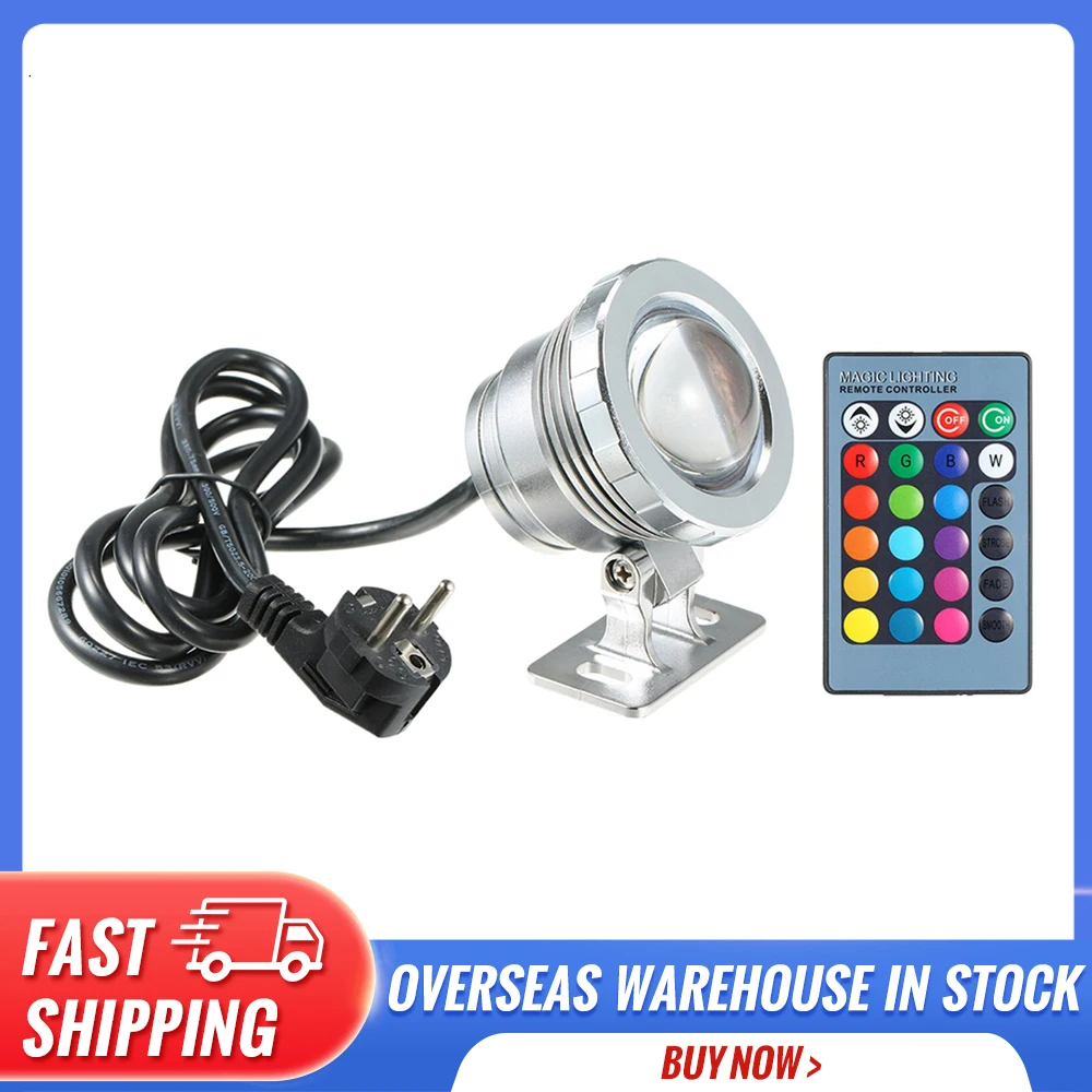 20W RGB Led Underwater Light Waterproof IP65 Fountain Pool Ponds Aquarium Tank Lamp 16 color+ Remote controller Spot Lights
20W RGB Led Underwater Light Waterproof IP65 Fountain Pool Ponds Aquarium Tank Lamp 16 color+ Remote controller Spot Lights