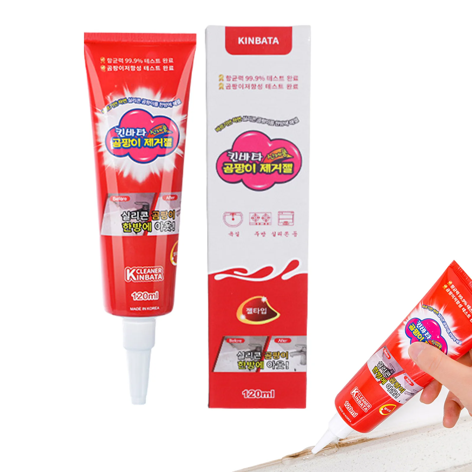 Gel Mold Remover 120ml Household Mold Mildews Remover Cleaner Ceramic Tiles Grout Sealant Mould Mildews Stain Cleaner
Gel Mold Remover 120ml Household Mold Mildews Remover Cleaner Ceramic Tiles Grout Sealant Mould Mildews Stain Cleaner
