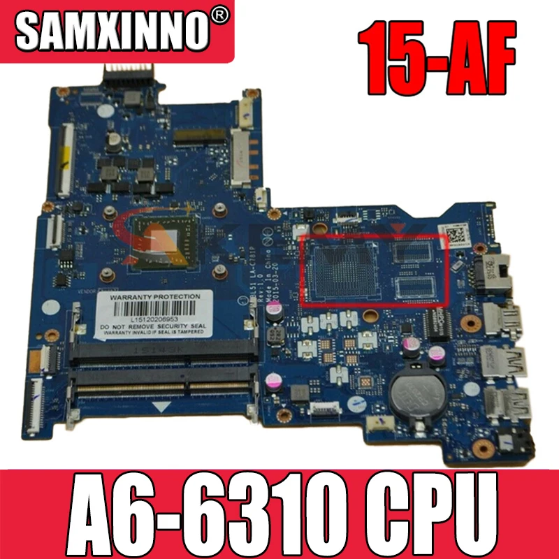 813968-501 813968-601 813968-001 for HP 15-AF A6-6310 Notebook motherboard ABL51 LA-C781P 100% WORKING
813968-501 813968-601 813968-001 for HP 15-AF A6-6310 Notebook motherboard ABL51 LA-C781P 100% WORKING