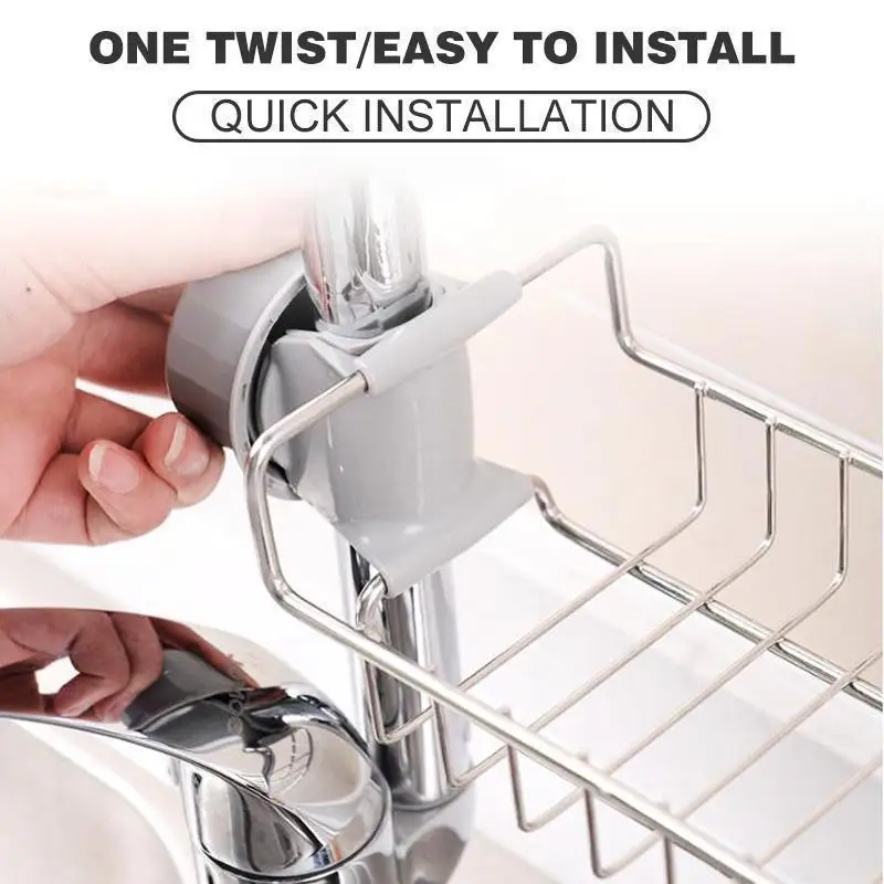Faucet Storage Rack Large Opening Hook Portable Lightweight AndSink Organizer Sponge Soap Scrubber Dishcloth Hanger For Kitchen 
Faucet Storage Rack Large Opening Hook Portable Lightweight AndSink Organizer Sponge Soap Scrubber Dishcloth Hanger For Kitchen