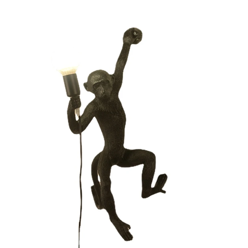 Monkey Resin Wall Lamps Northern Europe Indoor Lighting Foyer Study Bedroom Dining Rom Light Fixture Led Bulbs Lustre Decor CCC 
Monkey Resin Wall Lamps Northern Europe Indoor Lighting Foyer Study Bedroom Dining Rom Light Fixture Led Bulbs Lustre Decor CCC