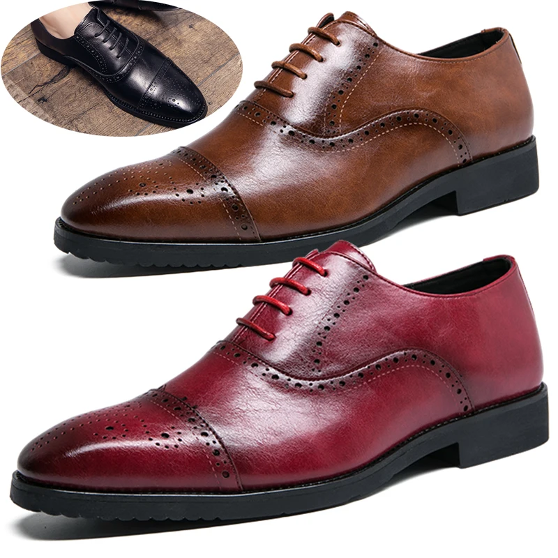Holfredterse Hot Business Dress Casual Shoes For Men Oxford Brogue Lace up Soft Genuine Leather Fashion Comfortable Shoes 8651-1
Holfredterse Hot Business Dress Casual Shoes For Men Oxford Brogue Lace up Soft Genuine Leather Fashion Comfortable Shoes 8651-1