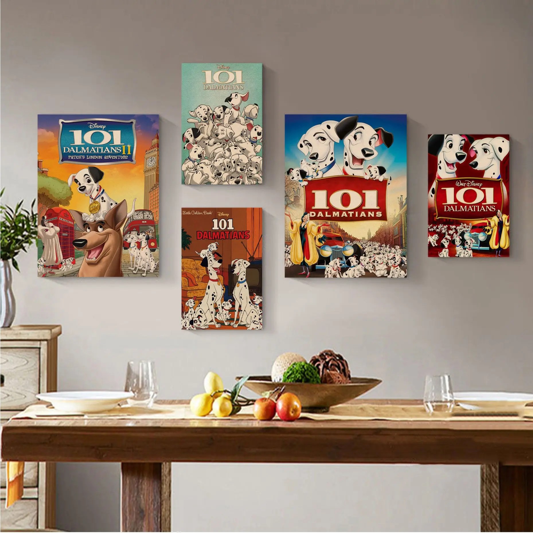 Disney 101 Dalmatians Anime Posters Kraft Paper Sticker DIY Room Bar Cafe Wall decor
Disney 101 Dalmatians Anime Posters Kraft Paper Sticker DIY Room Bar Cafe Wall decor