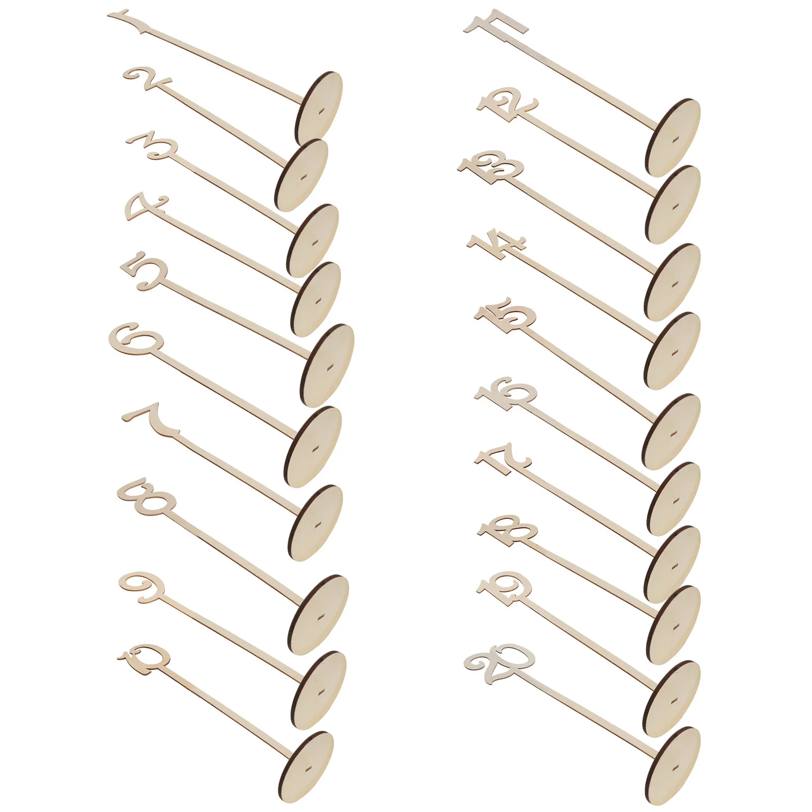 1 Set of Elegant Exquisite Durable Table Numbers Table Number Sticks for Banquet Party 
1 Set of Elegant Exquisite Durable Table Numbers Table Number Sticks for Banquet Party
