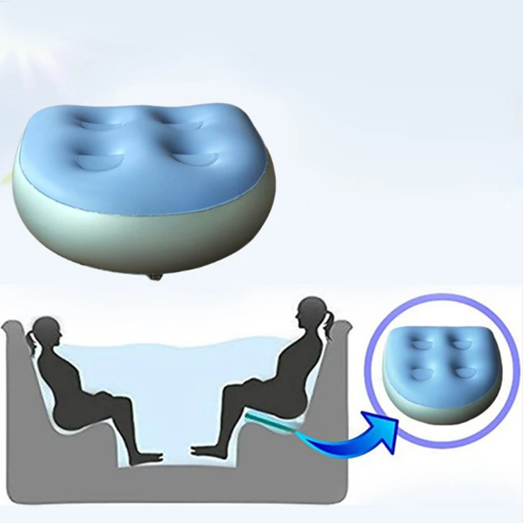 PVC Bathtub Bath Pillow Wide Application Anti-Slid Soft Air Boost Cushion Dual-purpose Inflatable Shower Seat Mat
PVC Bathtub Bath Pillow Wide Application Anti-Slid Soft Air Boost Cushion Dual-purpose Inflatable Shower Seat Mat
