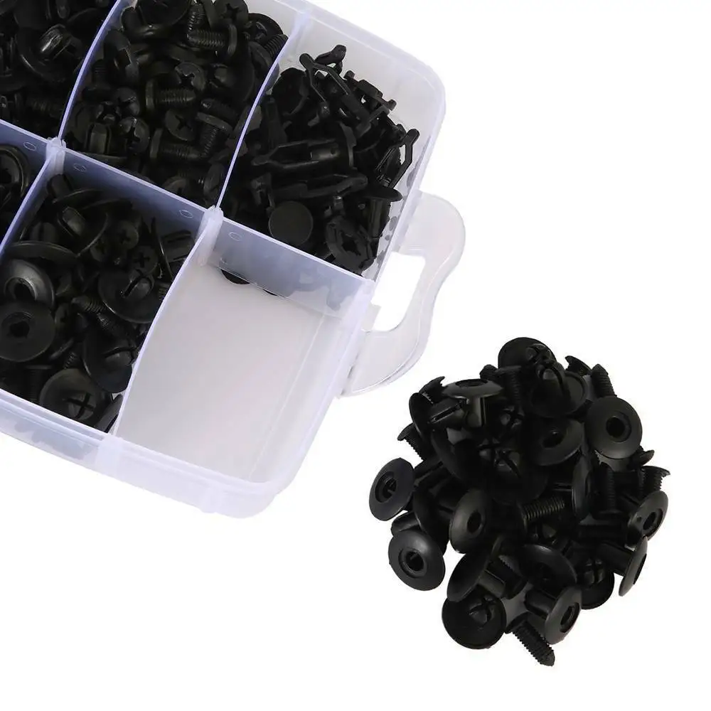625 Piece Automatic Fastener Clip Hybrid Body Push Pin Rivet Bumper Door Trim Panel Retainer Fastener Kit Bumper Clips C0002
625 Piece Automatic Fastener Clip Hybrid Body Push Pin Rivet Bumper Door Trim Panel Retainer Fastener Kit Bumper Clips C0002