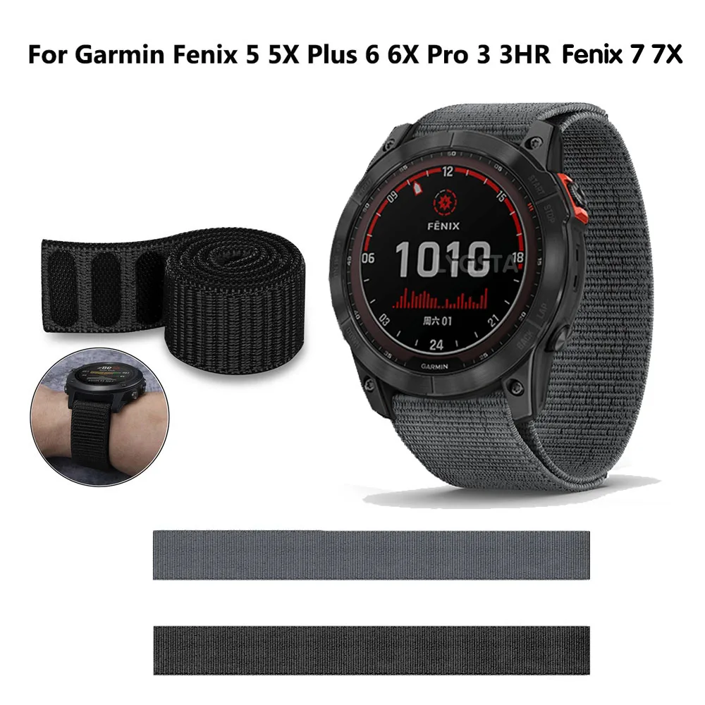Ремешок для наручных часов Garmin Fenix 6X 6X Pro 5X 3 3HR, нейлоновый вязаный браслет для Garmin Fenix 6 6 Pro 5 5 Plus, 26 мм 22 мм
Ремешок для наручных часов Garmin Fenix 6X 6X Pro 5X 3 3HR, нейлоновый вязаный браслет для Garmin Fenix 6 6 Pro 5 5 Plus, 26 мм 22 мм