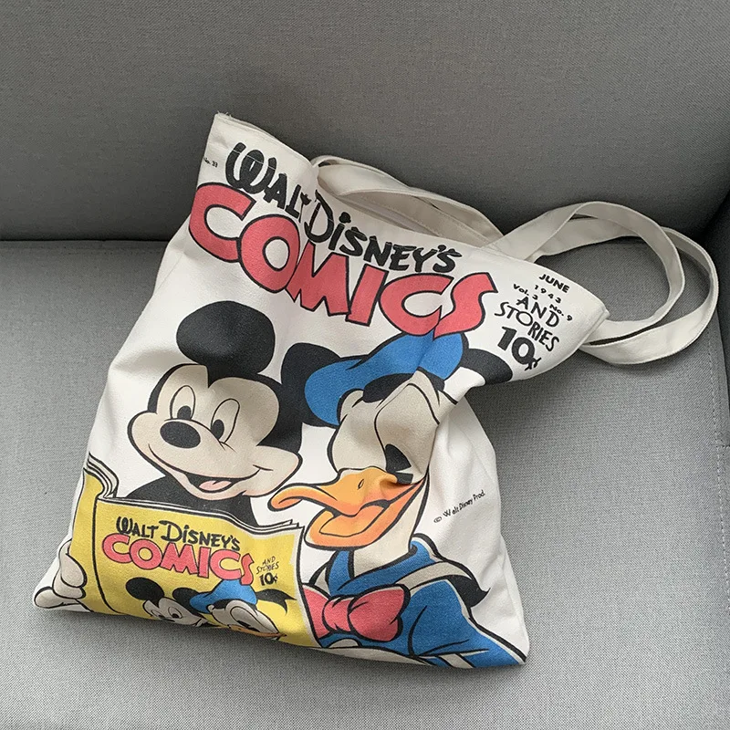 2022 Fashion Disney Cartoon Minnie Mickey Donald Duck Big Girl Shoulder Bag Handbag Canvas Large Capacity Student School Bags
2022 Fashion Disney Cartoon Minnie Mickey Donald Duck Big Girl Shoulder Bag Handbag Canvas Large Capacity Student School Bags