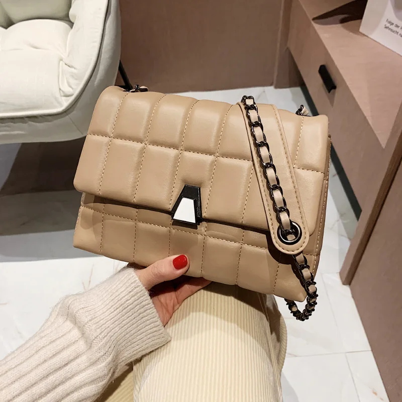 Designer Quilted Small Square Crossbody Bags for Women Luxury PU Leather Woman Handbags Fashion Chain Lattice Women Shoulder Bag
Designer Quilted Small Square Crossbody Bags for Women Luxury PU Leather Woman Handbags Fashion Chain Lattice Women Shoulder Bag