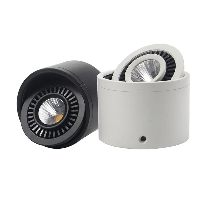 Angle Adjustable Dimmable Surface Mounted Downlight led Ceiling Lamp 7W12W15W18W24W LED COB Spot Light AC110/220V Ceiling Light
Angle Adjustable Dimmable Surface Mounted Downlight led Ceiling Lamp 7W12W15W18W24W LED COB Spot Light AC110/220V Ceiling Light