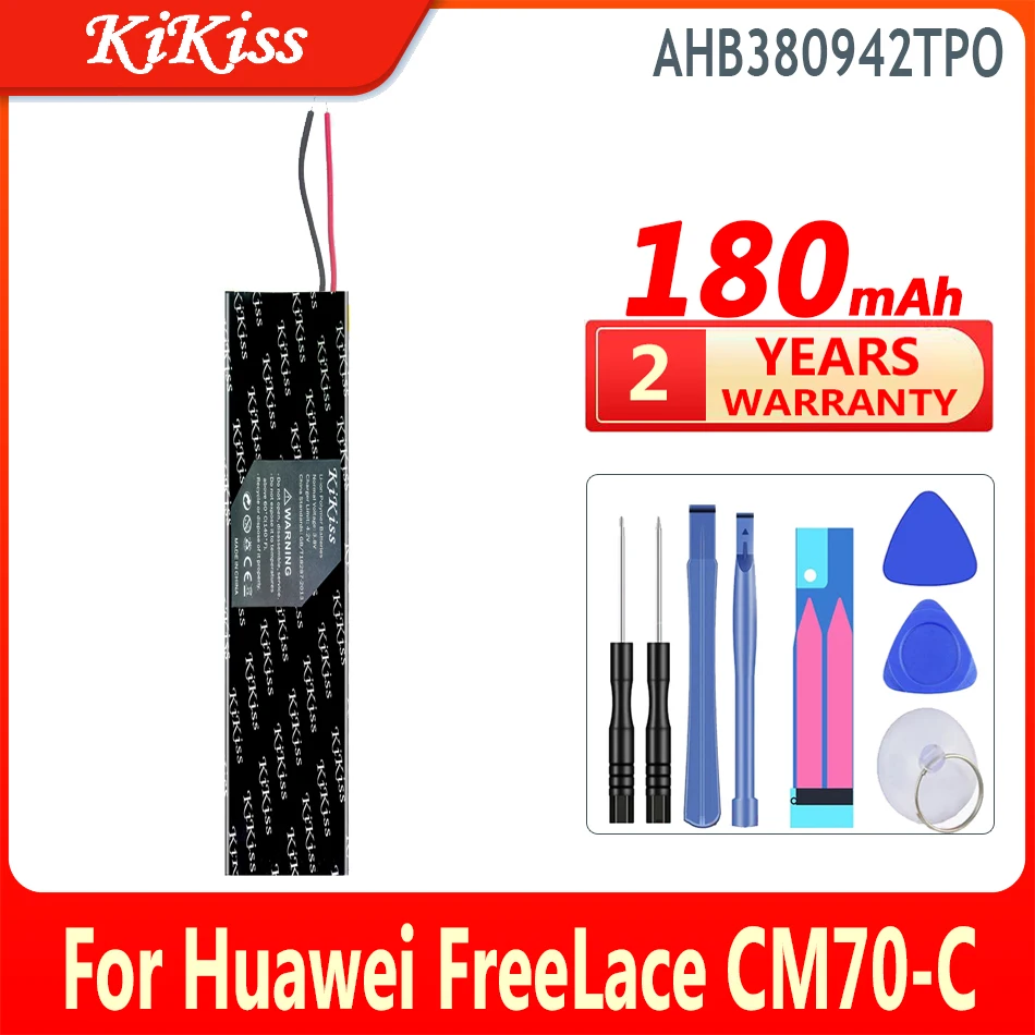 180mAh KiKiss 100% New Battery AHB380942TPO For Huawei FreeLace CM70-C/FreeLace Pro M0002 Wireless Digital Batteries
180mAh KiKiss 100% New Battery AHB380942TPO For Huawei FreeLace CM70-C/FreeLace Pro M0002 Wireless Digital Batteries