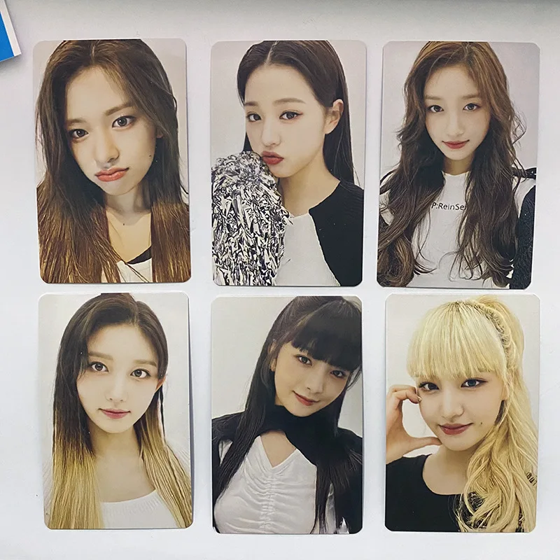 6 шт./компл. Kpop IVE Фотокарточка новый альбом DAZED Корея открытка ЛОМО карточка