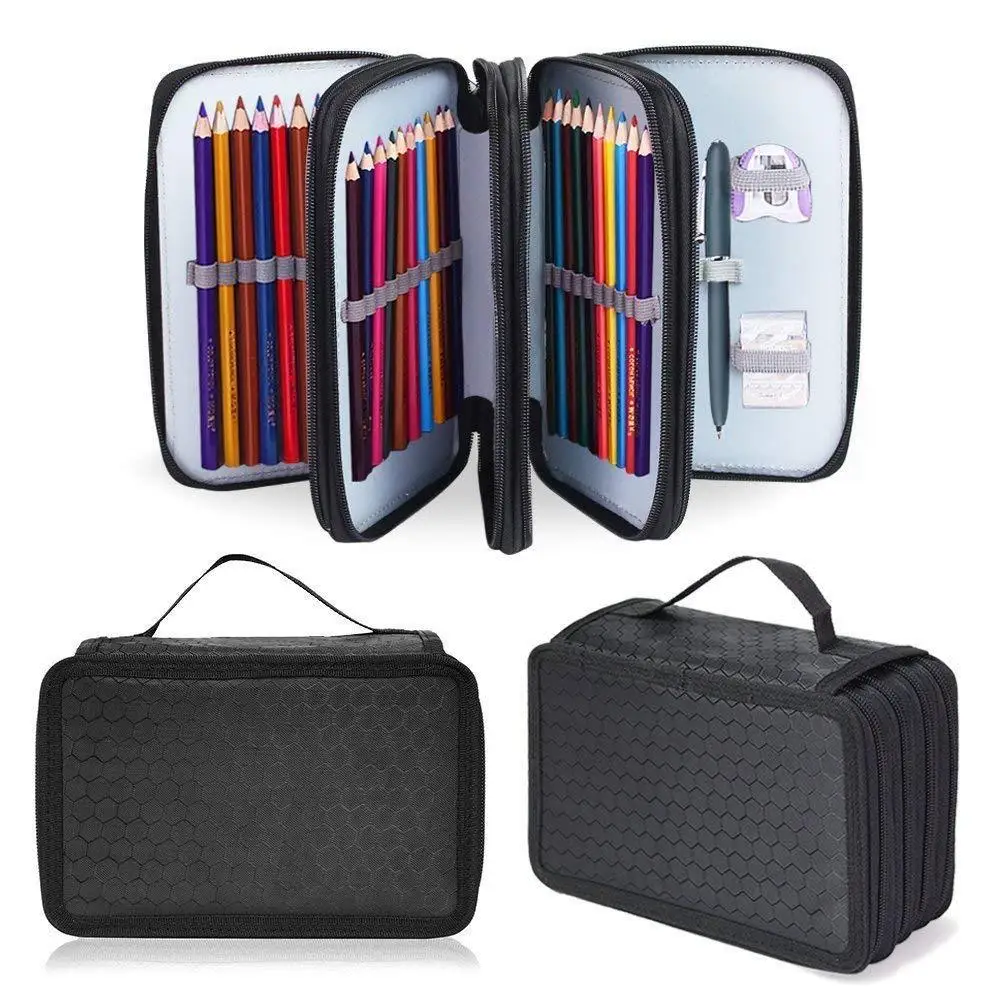 High Quality Large Capacity Four-Layer Oxford 72 Hole Pencil Case Storage Art Pen Case
High Quality Large Capacity Four-Layer Oxford 72 Hole Pencil Case Storage Art Pen Case