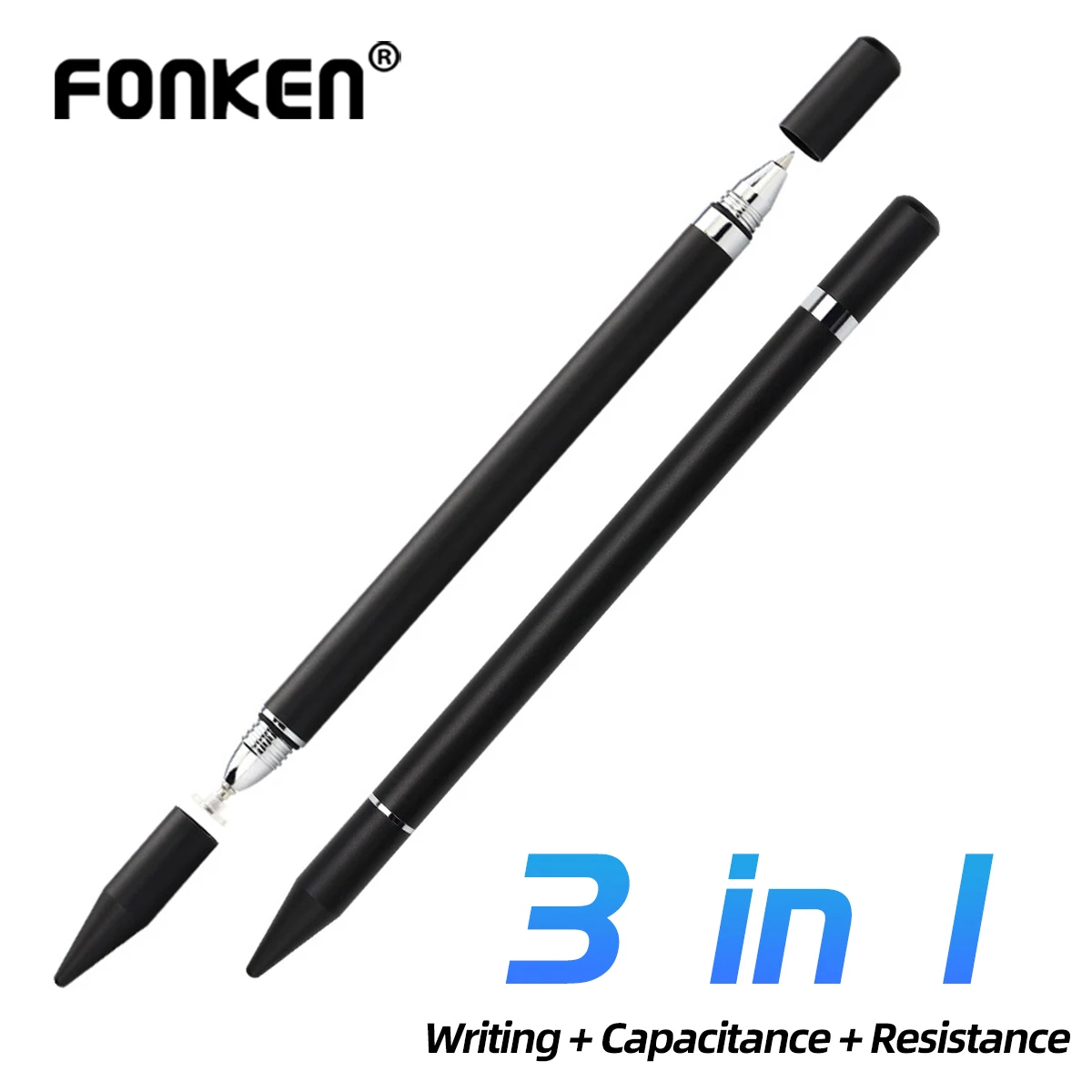 FONKEN 3 In 1 Stylus Pen for Android Phone Pen Touch Stylus Capacitive Screen Pen Resistance Pen Ballpoint Pen Drawing Pencil
FONKEN 3 In 1 Stylus Pen for Android Phone Pen Touch Stylus Capacitive Screen Pen Resistance Pen Ballpoint Pen Drawing Pencil