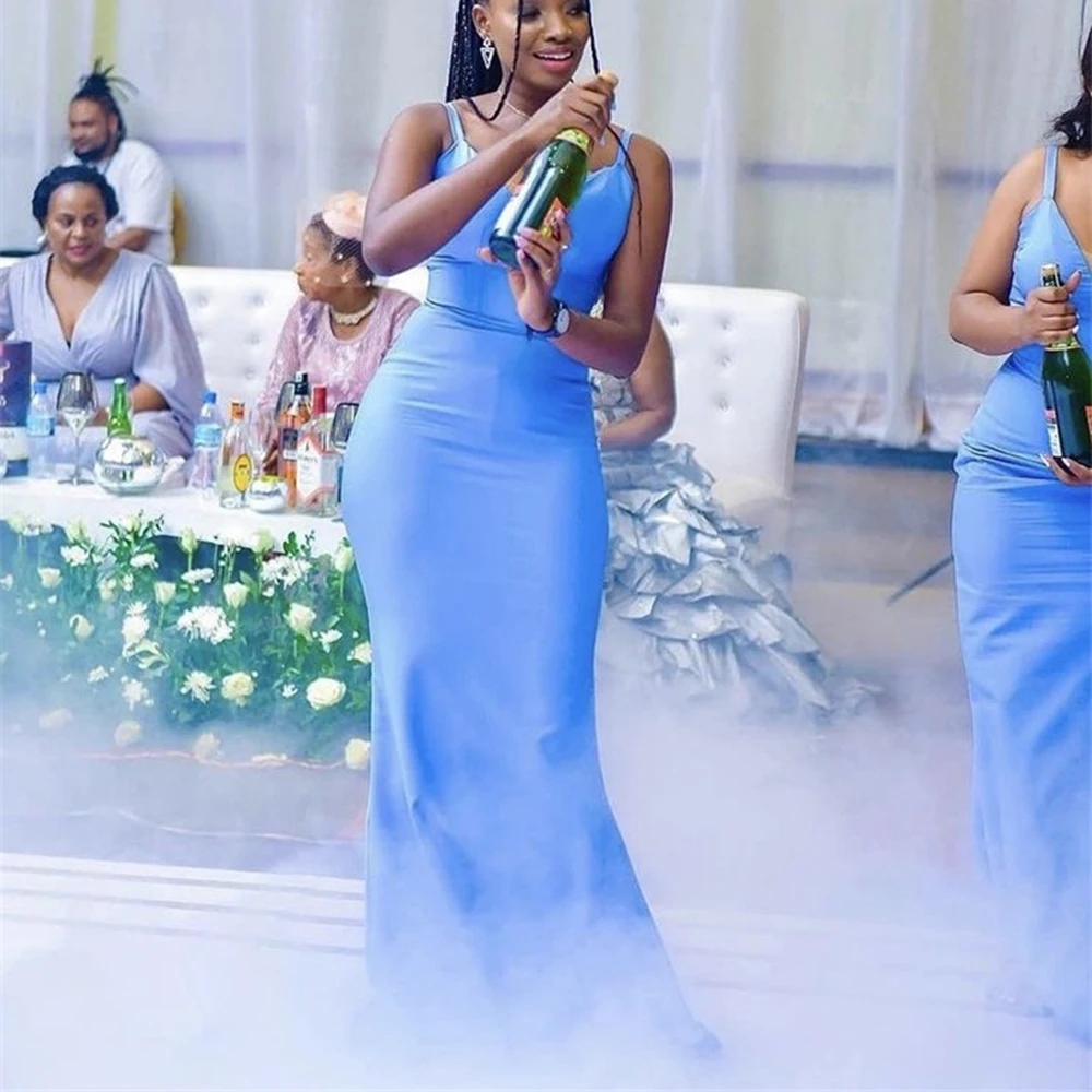 2022 Blue Bridesmaid Dresses V-Neck Spaghetti Mermaid Bridesmaid Dresses Zipper Back Floor Length Wedding Party Bridesmaid Gown
2022 Blue Bridesmaid Dresses V-Neck Spaghetti Mermaid Bridesmaid Dresses Zipper Back Floor Length Wedding Party Bridesmaid Gown