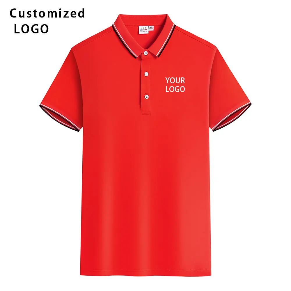 Новинка летняя рубашка-поло мужская футболка с коротким рукавом деловой джентльмен с вышивкой Повседневная футболка с отворотом женская ф... 
Новинка летняя рубашка-поло мужская футболка с коротким рукавом деловой джентльмен с вышивкой Повседневная футболка с отворотом женская ф...