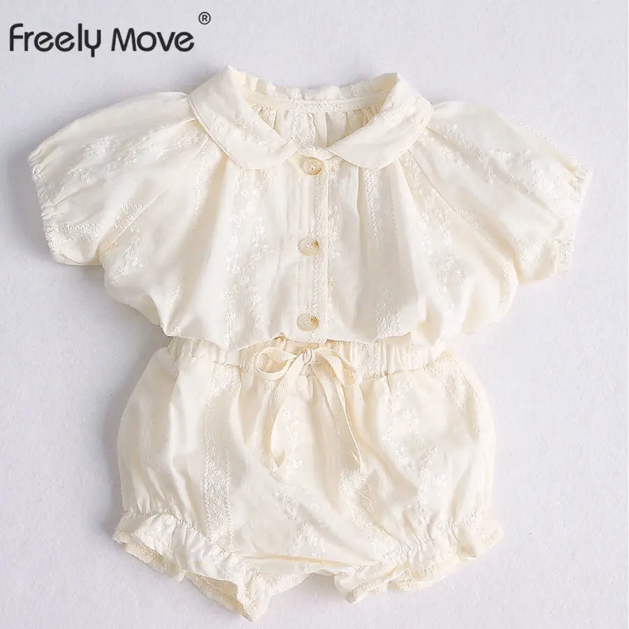 Freely Move Baby Girls Clothes Set New Solid T-shirt+PP Shorts Summer Newborn Baby Girls Clothes Infant Baby Girls Clothing Suit
Freely Move Baby Girls Clothes Set New Solid T-shirt+PP Shorts Summer Newborn Baby Girls Clothes Infant Baby Girls Clothing Suit