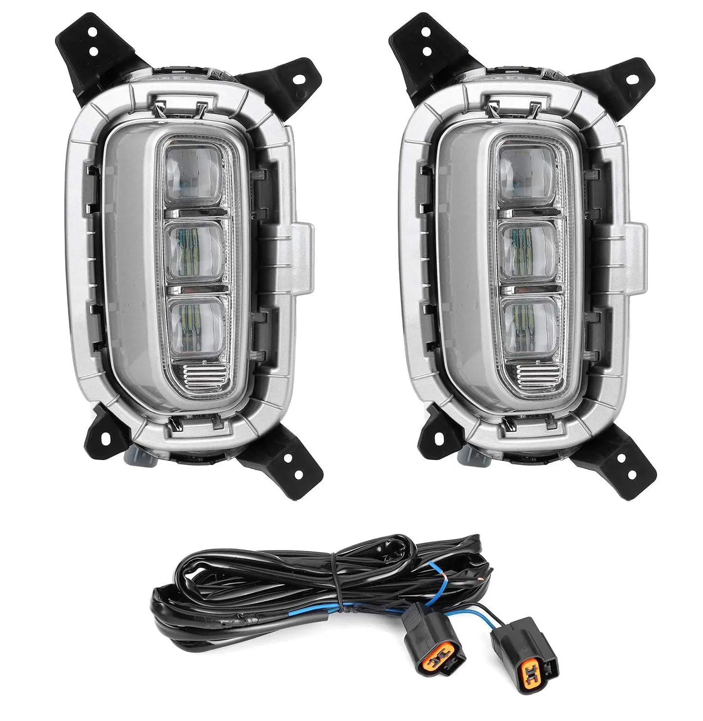 2Pcs Car Daytime Running Lamp Daylight Driving Fog Lights LED Vehicle Modification for KX3 Seltos 2020
2Pcs Car Daytime Running Lamp Daylight Driving Fog Lights LED Vehicle Modification for KX3 Seltos 2020
