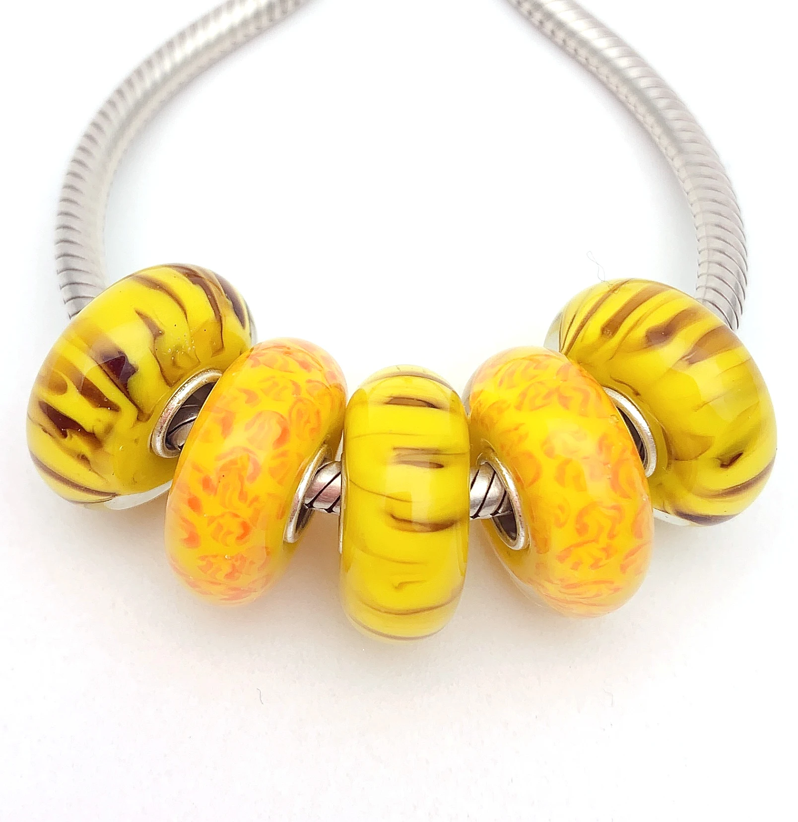 YG56 5X 100% Authenticity S925 Sterling Silver Beads Murano Glassbeads beads Fit European Charms Bracelet diy jewelry Lampwork
YG56 5X 100% Authenticity S925 Sterling Silver Beads Murano Glassbeads beads Fit European Charms Bracelet diy jewelry Lampwork