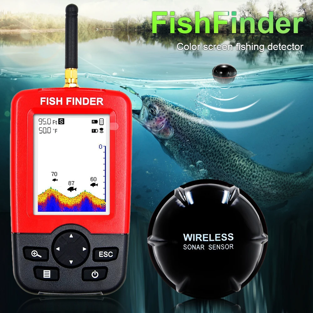 Fish Finder Rechargeable Wireless Sonar for Fishing 50M Water Depth Echo Sounder Fishing Finder Portable With Alarm Fishing
Fish Finder Rechargeable Wireless Sonar for Fishing 50M Water Depth Echo Sounder Fishing Finder Portable With Alarm Fishing