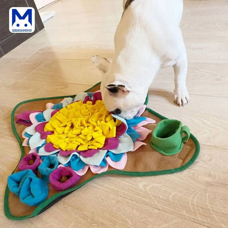 MIAODOUPET Pet Snuffle Mat Puzzle Toy for Slow Feeding and Nose Smell Training
MIAODOUPET Pet Snuffle Mat Puzzle Toy for Slow Feeding and Nose Smell Training