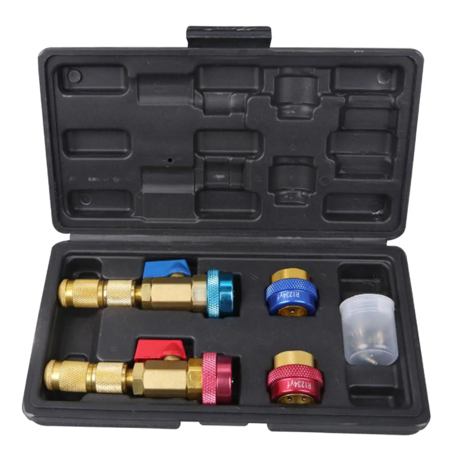 Automotive R134A R1234Yf Valve Core Remover and Installer Leakproof Conditioning Tool Set for Standard and Jra
Automotive R134A R1234Yf Valve Core Remover and Installer Leakproof Conditioning Tool Set for Standard and Jra