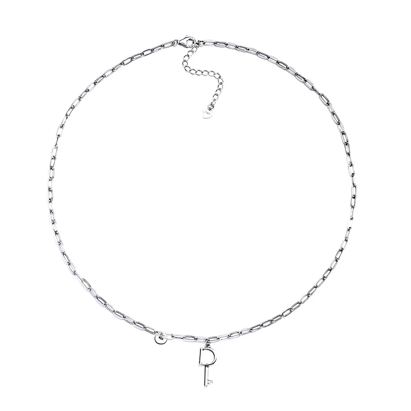 S925 Thai Silver New Summer Key Plate Necklace Women's Ins Fashion Retro Versatile Sterling Silver Student Necklace
S925 Thai Silver New Summer Key Plate Necklace Women's Ins Fashion Retro Versatile Sterling Silver Student Necklace