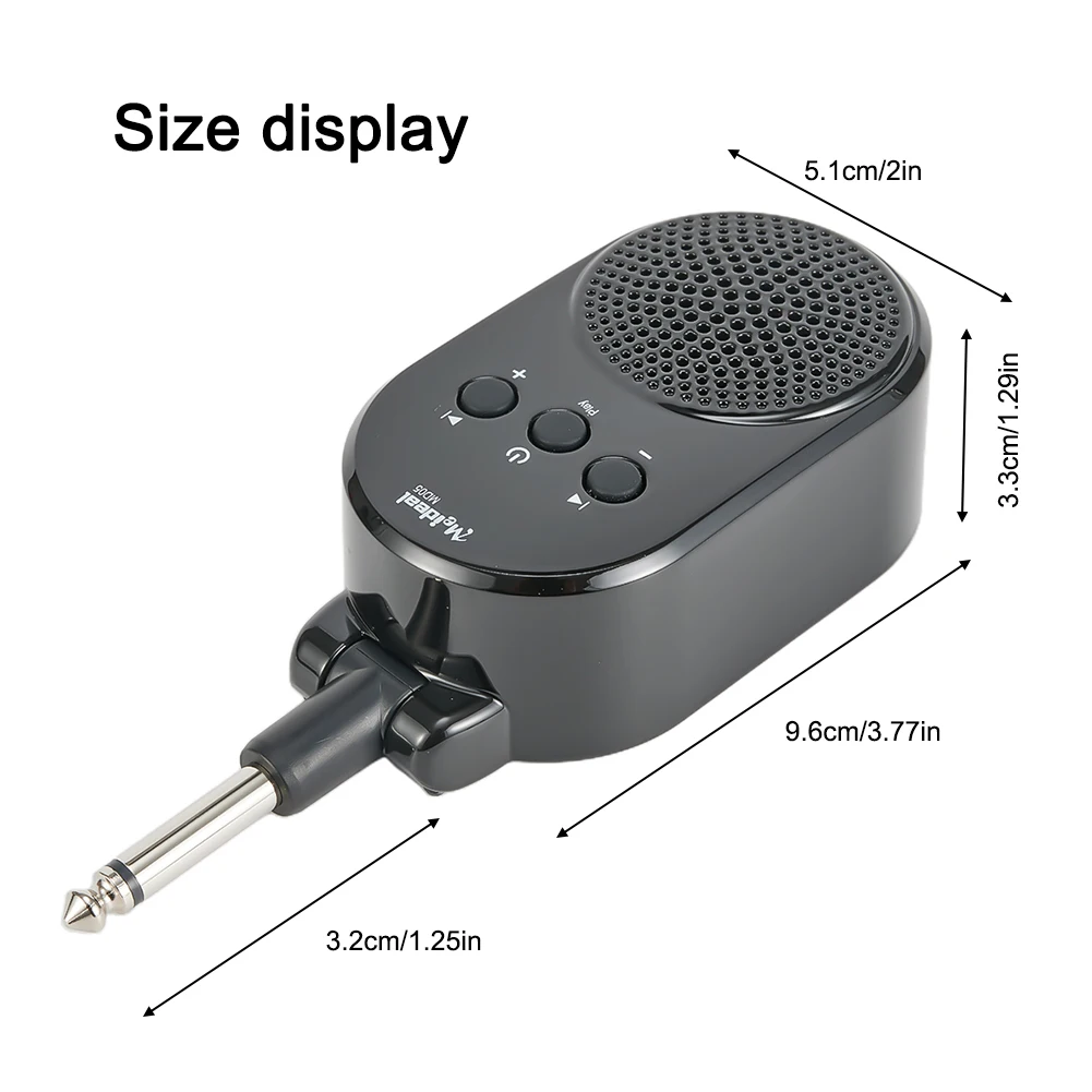 1x Mini Amplifier Guitar AMP 6.35mm Plug USB Rechargeable For Electric Guitar Bass 6.35mm Plug 850mAh 270 Degrees Rotated
1x Mini Amplifier Guitar AMP 6.35mm Plug USB Rechargeable For Electric Guitar Bass 6.35mm Plug 850mAh 270 Degrees Rotated