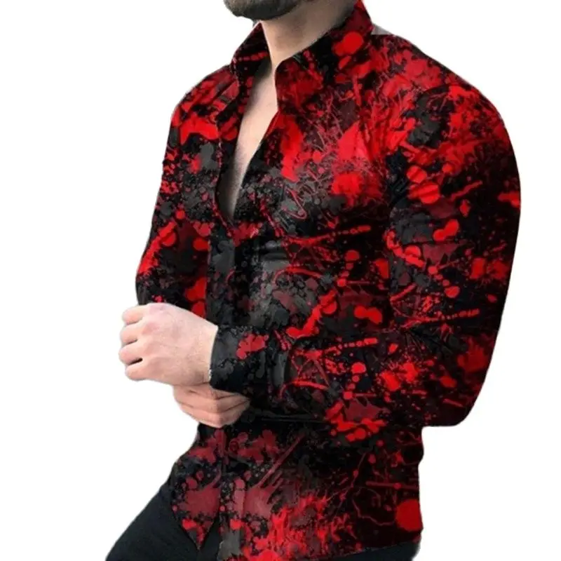 Geometric Printing Shirt 2022 New Clothing Men Casual Fashion Long Sleeve Chemise Tops Homme Social Men Club Prom Shirt
Geometric Printing Shirt 2022 New Clothing Men Casual Fashion Long Sleeve Chemise Tops Homme Social Men Club Prom Shirt