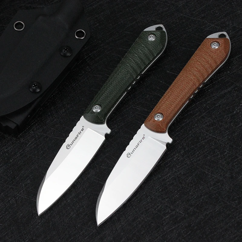 Tunafire GT0161 Outdoor Tactical Fixed Knife Hunting Camping Knife 14C28N Blade Small Portable Self-defense Tool Knives
Tunafire GT0161 Outdoor Tactical Fixed Knife Hunting Camping Knife 14C28N Blade Small Portable Self-defense Tool Knives