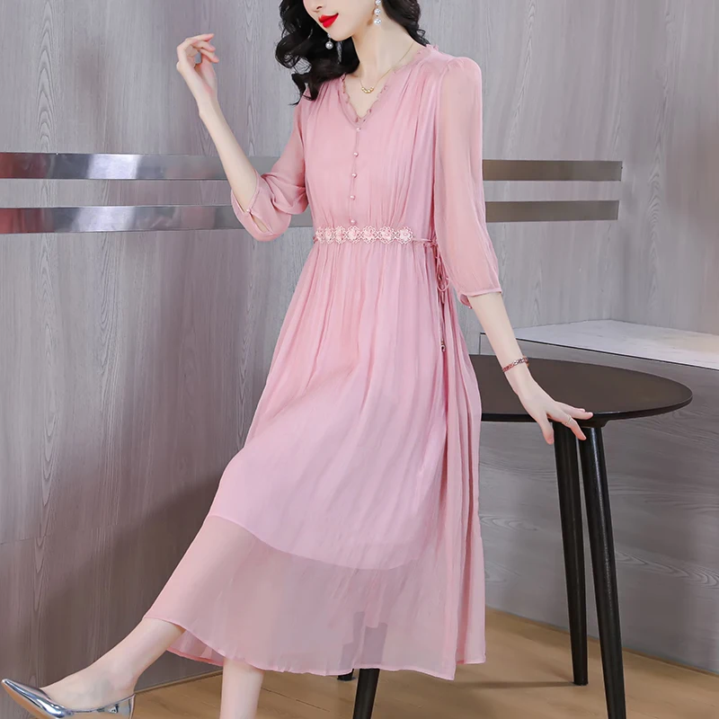 Fashion Comfortable chiffon Dress for Commuting and Casual Wear Elegant and Versatile Dress Perfect for Any Occasion
Fashion Comfortable chiffon Dress for Commuting and Casual Wear Elegant and Versatile Dress Perfect for Any Occasion