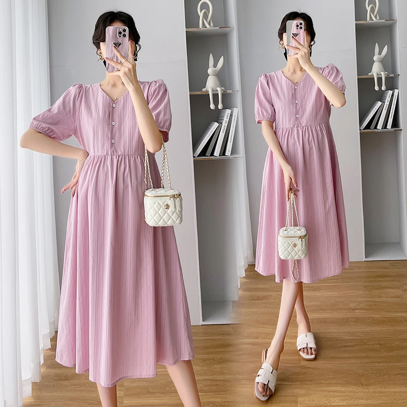 5051 2022 Summer Korean Fashion Cotton Maternity Long Dress Elegant A Line Loose Clothes for Pregnant Women Pregnancy Postpartum
5051 2022 Summer Korean Fashion Cotton Maternity Long Dress Elegant A Line Loose Clothes for Pregnant Women Pregnancy Postpartum