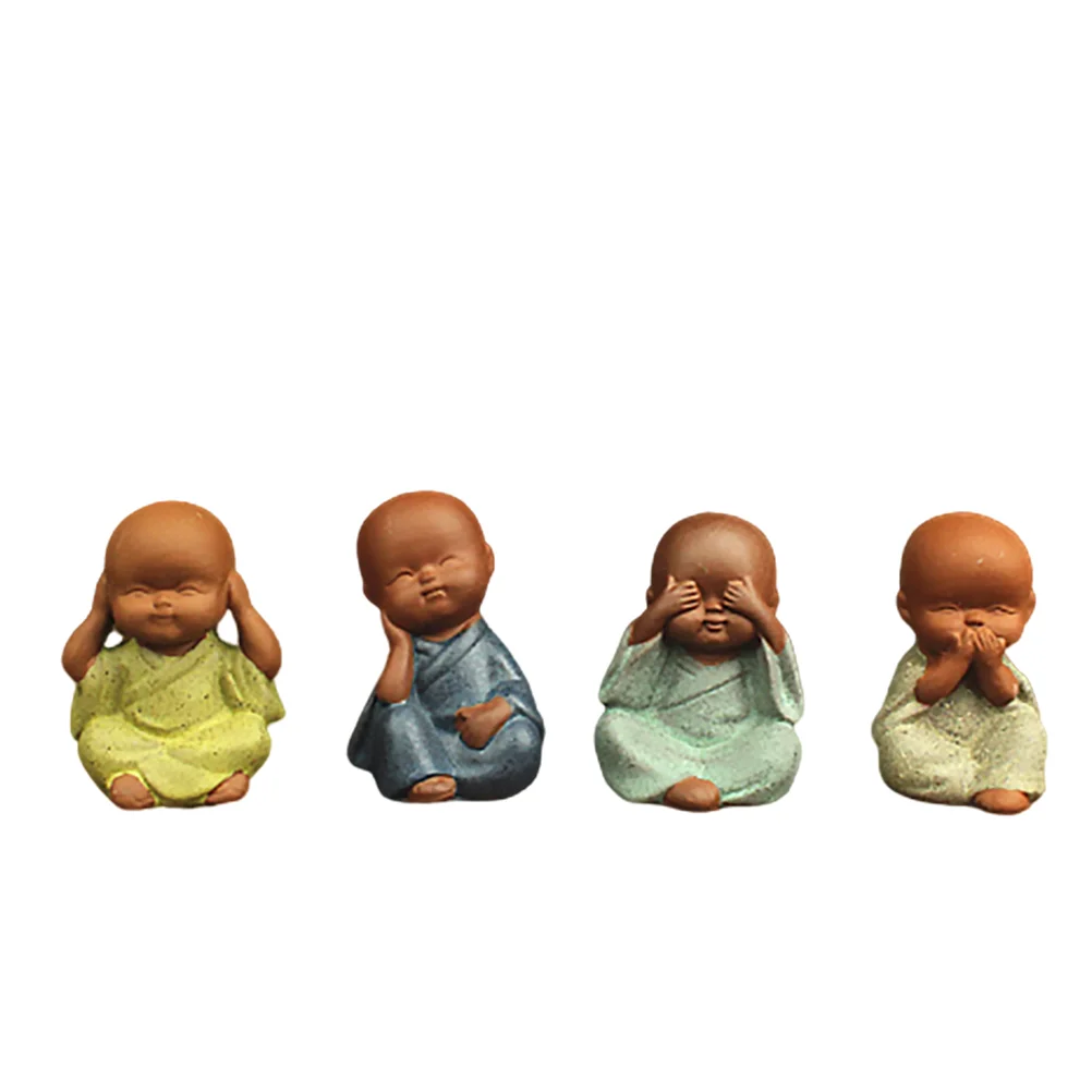 4 Pcs Car Playset Little Monk Sculpture Desk Decoration Statue House Ornaments Car Dashboard Decor Lucky
4 Pcs Car Playset Little Monk Sculpture Desk Decoration Statue House Ornaments Car Dashboard Decor Lucky