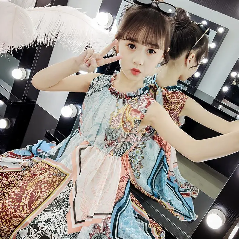 Summer Party Dress for Girl Western Style Chiffon Dress 2023 New Big Child Beach Kids Clothes 2 3 4 5 6 7 8 9 10 11 12 Years Old
Summer Party Dress for Girl Western Style Chiffon Dress 2023 New Big Child Beach Kids Clothes 2 3 4 5 6 7 8 9 10 11 12 Years Old