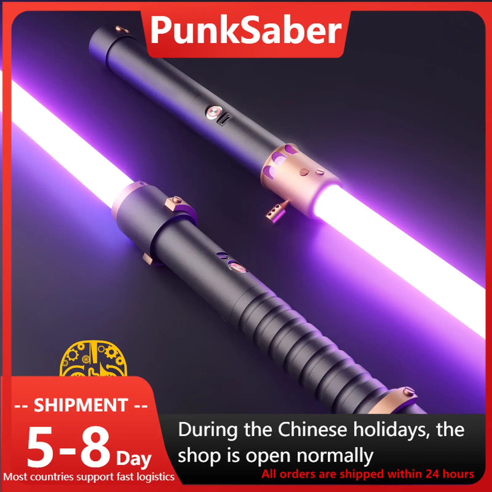 PunkSaber Lighsaber Metal Hilt Heavy Dueling Smooth Swing Laser Sword 12 Sound Infinite Color Changing FOC Xenopixel Lightsaber
PunkSaber Lighsaber Metal Hilt Heavy Dueling Smooth Swing Laser Sword 12 Sound Infinite Color Changing FOC Xenopixel Lightsaber