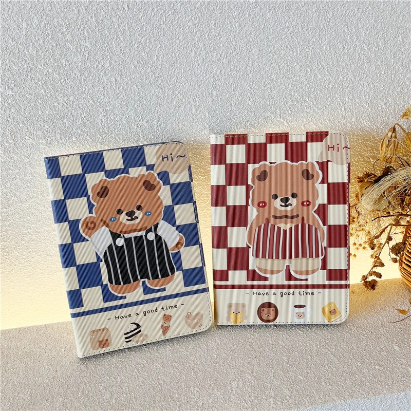 For Air 4/5 10.9 Air 1/2 9.7 For 2021 iPad Pro 10.2 11 Mini 1/2/3 4 5 6 Red And Blue Plaid Bear PU Protective Cover
For Air 4/5 10.9 Air 1/2 9.7 For 2021 iPad Pro 10.2 11 Mini 1/2/3 4 5 6 Red And Blue Plaid Bear PU Protective Cover