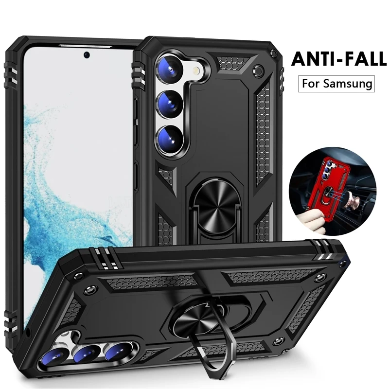 Shockproof Armor Bumper Case For Samsung Galaxy S23 S22 S21 S20 FE A53 A54 A52 A33 A23 A14 A13 A12 A04 Magnetic Metal Ring Cover
Shockproof Armor Bumper Case For Samsung Galaxy S23 S22 S21 S20 FE A53 A54 A52 A33 A23 A14 A13 A12 A04 Magnetic Metal Ring Cover