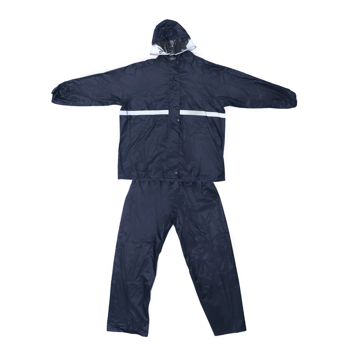 Thicken Two-piece Rain Suit with Reflective Stripe Cycling Raincoat Rain Pants for Adults Men Women - Size XL (Polyester
Thicken Two-piece Rain Suit with Reflective Stripe Cycling Raincoat Rain Pants for Adults Men Women - Size XL (Polyester