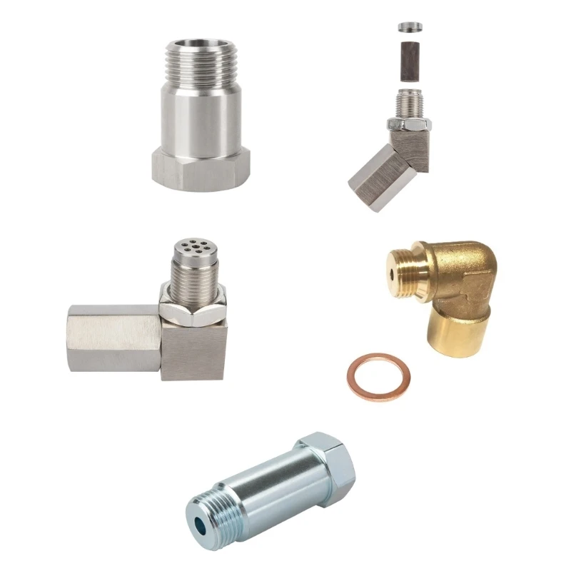 Датчик кислорода O2-CEL, удлинитель мини-катализатора, прокладка, изолятор, адаптер, удлинитель-удлинитель для мотоциклов,