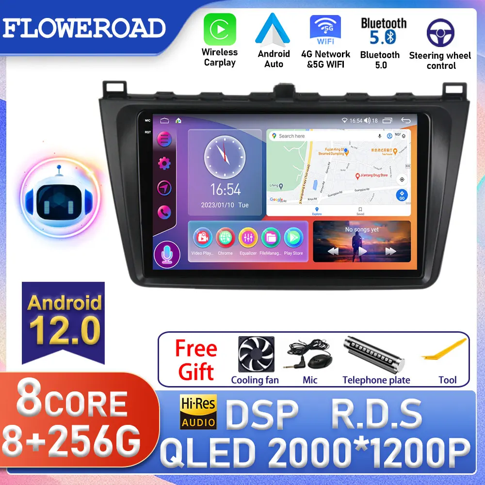 Автомагнитола на Android для Mazda 6 Ⅱ GH 2007-2012, мультимедийный видеоплеер, навигация, стереокамера, GPS, 2din, 2 Din, DVD, Carplay
Автомагнитола на Android для Mazda 6 Ⅱ GH 2007-2012, мультимедийный видеоплеер, навигация, стереокамера, GPS, 2din, 2 Din, DVD, Carplay