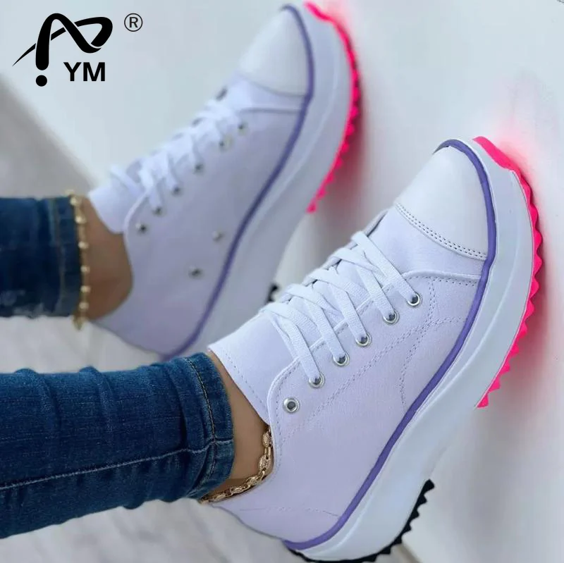 New 2022 Spring Low-top Women Single Shoes Thick-soled Candy Color Flats Female Canvas Shoes Summer Platform Large Size Lady Sne
New 2022 Spring Low-top Women Single Shoes Thick-soled Candy Color Flats Female Canvas Shoes Summer Platform Large Size Lady Sne