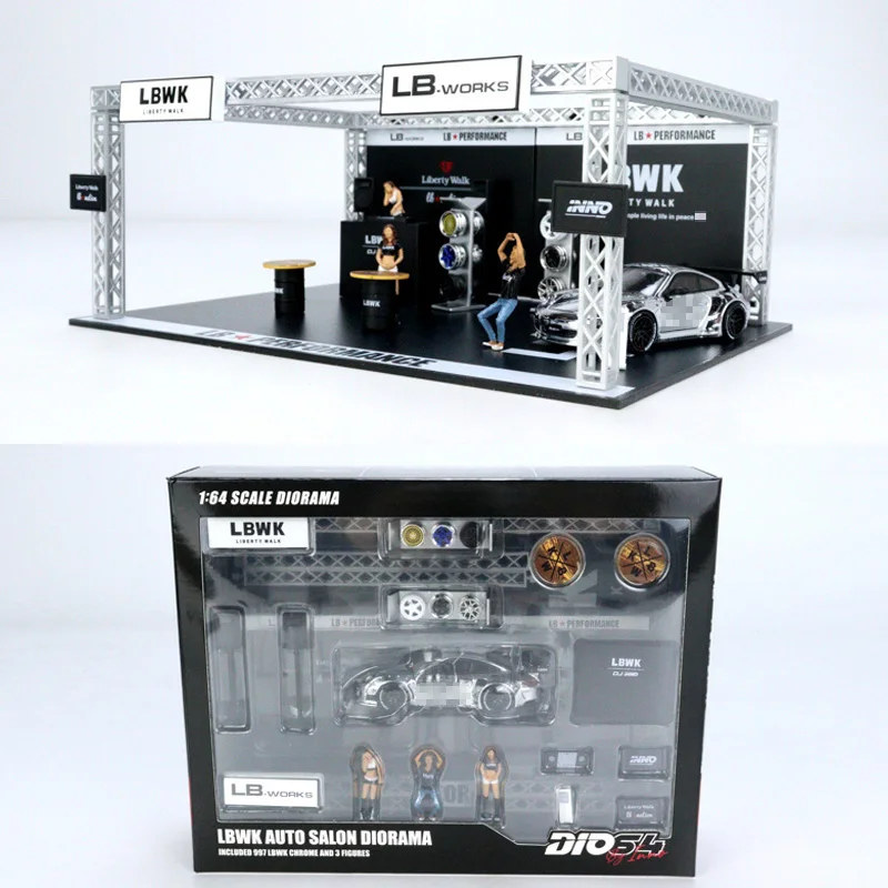 INNO set version 1:64 wide body LBWK 997 911 simulation scene + doll + car alloy car model collection gift decoration
INNO set version 1:64 wide body LBWK 997 911 simulation scene + doll + car alloy car model collection gift decoration