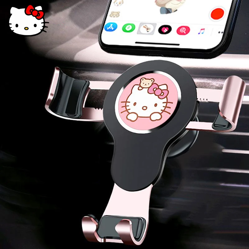 Sanrio HelloKitty Car Mobile Phone Bracket Kawaii Anime Car Socket Girls Navigation Universal Gravity Bracket Toy Accessories
Sanrio HelloKitty Car Mobile Phone Bracket Kawaii Anime Car Socket Girls Navigation Universal Gravity Bracket Toy Accessories
