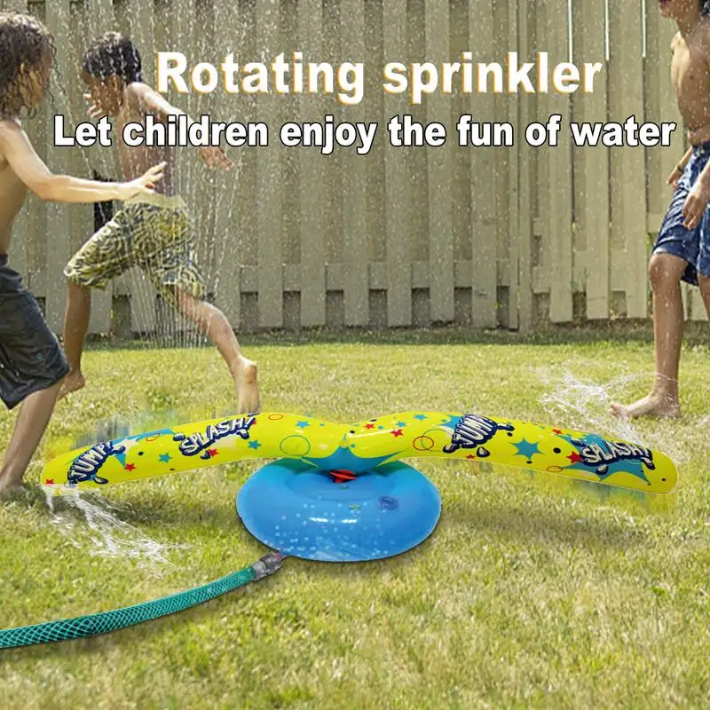 Kids Rotating Sprinkler Toy Lawn Sea Pvc Spinning Iatable Water Spray Toy For Water Fun Party Sprinkler Mat Garden Lawn #WO
Kids Rotating Sprinkler Toy Lawn Sea Pvc Spinning Iatable Water Spray Toy For Water Fun Party Sprinkler Mat Garden Lawn #WO