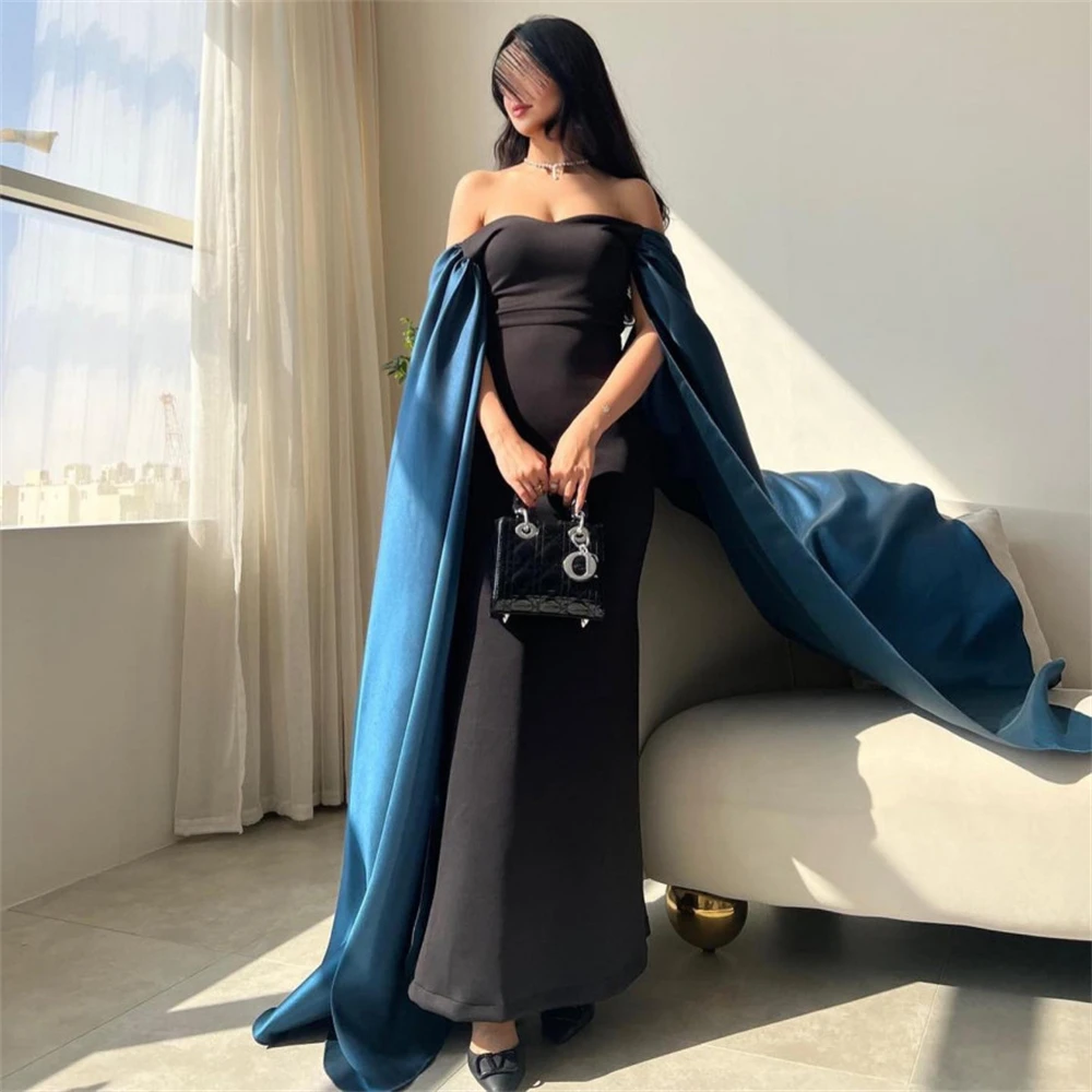Simple Boat Neck Black Sheath Satin Formal Occasion Prom Dresses Floor-length Women Evening Party Dress فساتين السهرة
Simple Boat Neck Black Sheath Satin Formal Occasion Prom Dresses Floor-length Women Evening Party Dress فساتين السهرة
