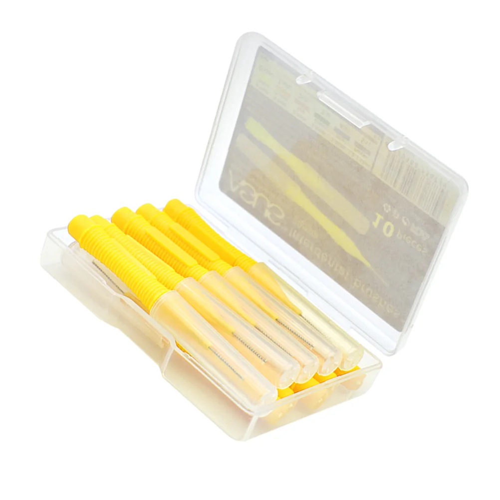 Interdental Brushes Picks for Daily Sanitary Hygiene Effective Interdental Cleaners Toothpick Brush Fit for Children 10pcs
Interdental Brushes Picks for Daily Sanitary Hygiene Effective Interdental Cleaners Toothpick Brush Fit for Children 10pcs