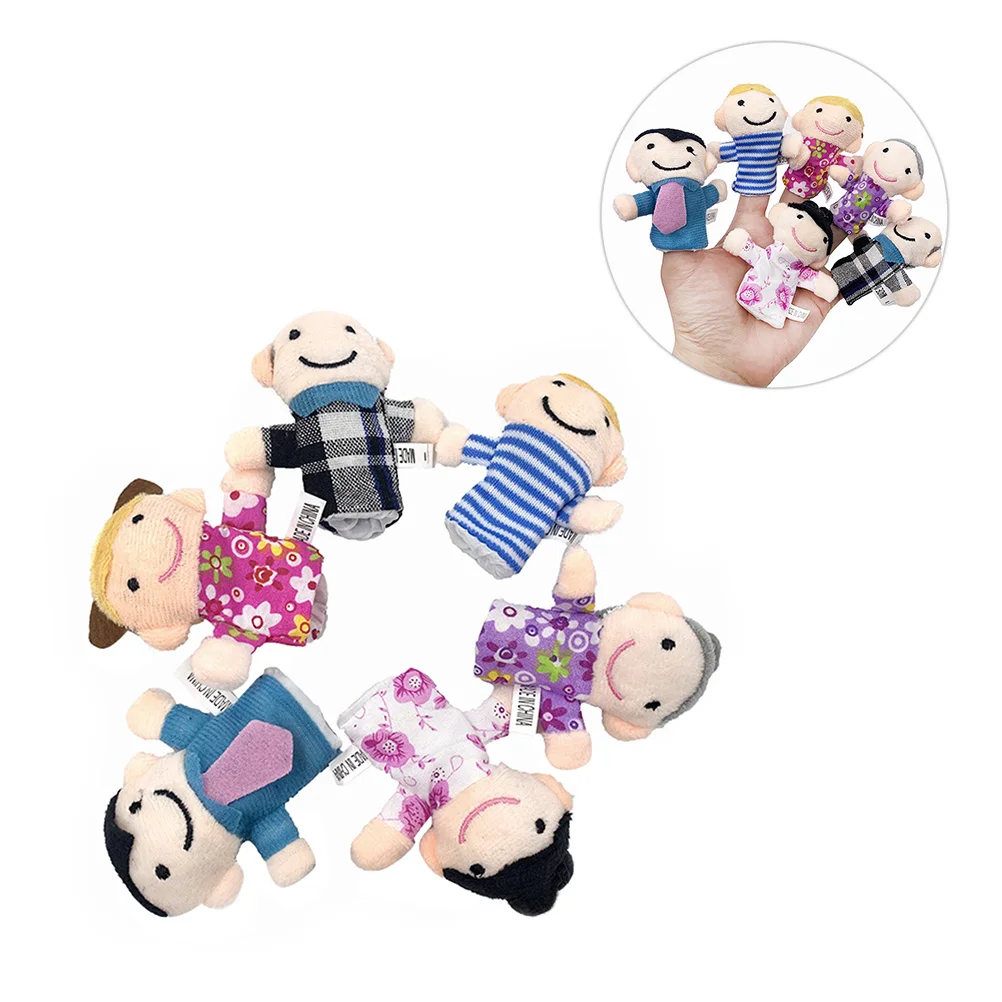 

6PCS Baby Toys De Porristass Hand Puppets De Porristass De Porristas 1- 3 Fairy Tale Toy Mom& Dad a Puppet